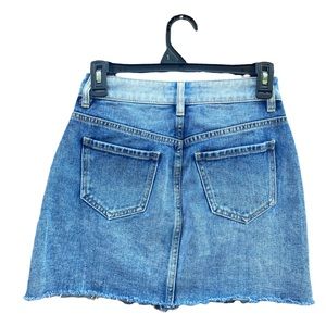 Mini denim skirt
